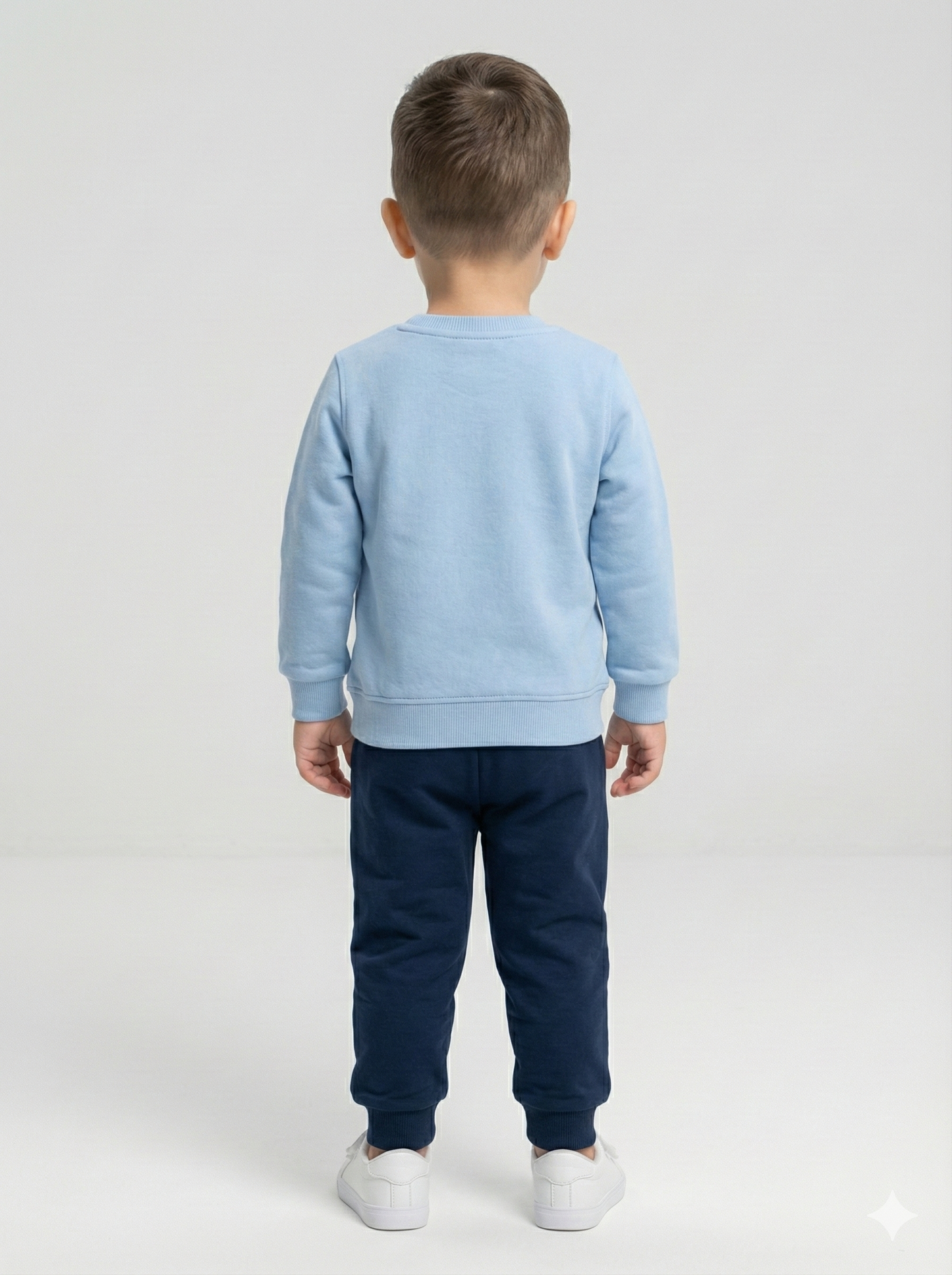 Boys suit full sky blue and navy blue