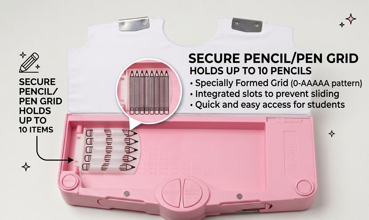 Multi-Functional Pencil Box