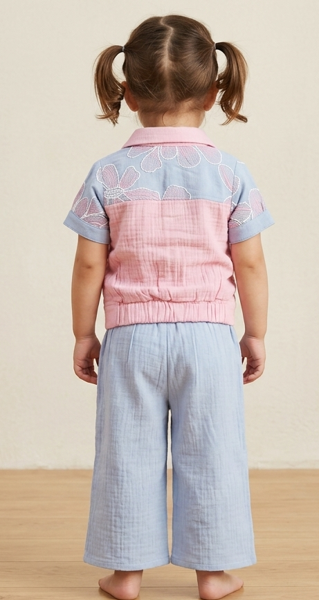 Girls Pant Top Set