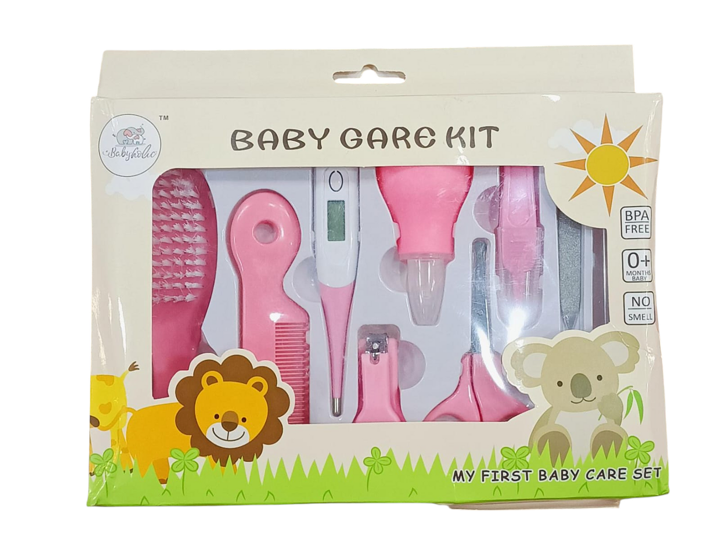 10 PCS Baby Care KIT for Newborns and Toddlers(Pink),Ideal for Travelling & Home Use