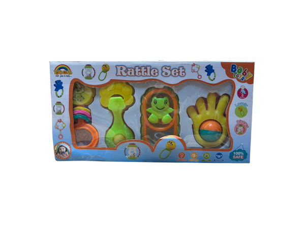 4 pcs. Rattle Set Box