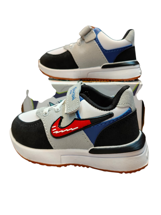 Casual Shoes for Kids with PVC Sole | Canvas Upper Sneakers | Quick-Wear Velcro Closure | Stylish, Lightweight & Comfortable Footbed