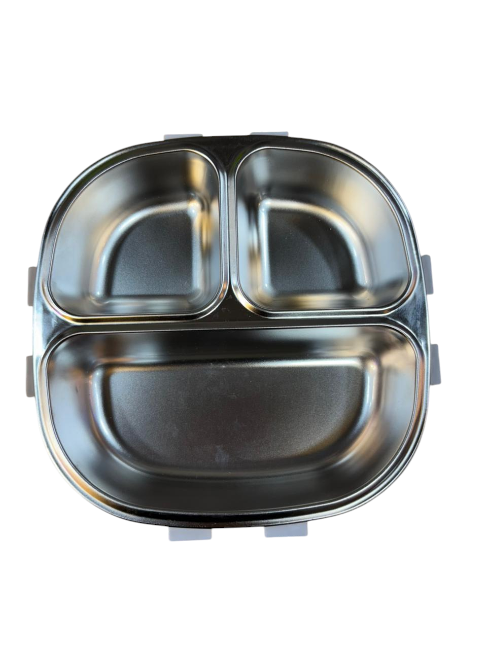 Spider Man Insulated 3 Grid Bento Lunch Box with Stainless Steel Inner & Steel Spoon