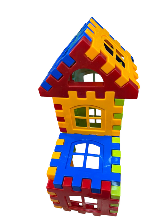 Jumbo Plastic Building Blocks for Kids, Waffle Blocks [19 pcs ]