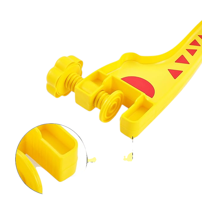 BabyGo Rotating Giraffe Musical Crib Cot Mobile | Hanging Jhoomer Rattle Toy for Baby Cradle, Infant Bed & Nursery Decoration | Newborn Soothing & Early Development Toy (Yellow)