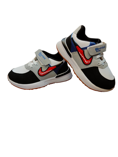 Casual Shoes for Kids with PVC Sole | Canvas Upper Sneakers | Quick-Wear Velcro Closure | Stylish, Lightweight & Comfortable Footbed