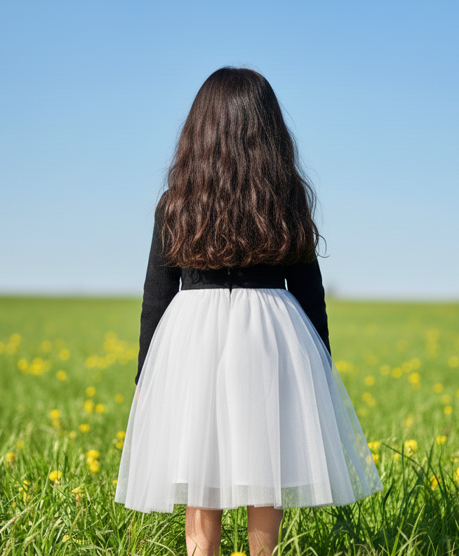 Black and white frock