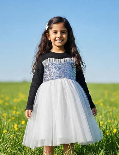 Black and white frock