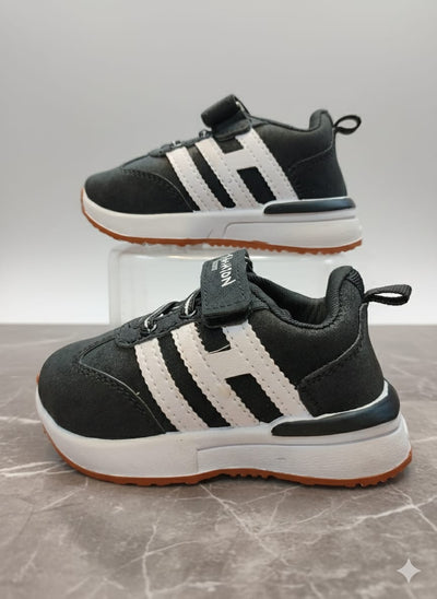 Fashion sport Casual Shoes for Kids with PVC Sole | Canvas Upper Sneakers | Quick-Wear Velcro Closure | Stylish, Lightweight & Comfortable Footbed