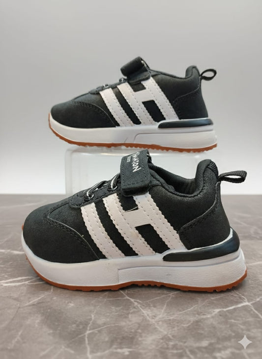 Fashion sport Casual Shoes for Kids with PVC Sole | Canvas Upper Sneakers | Quick-Wear Velcro Closure | Stylish, Lightweight & Comfortable Footbed