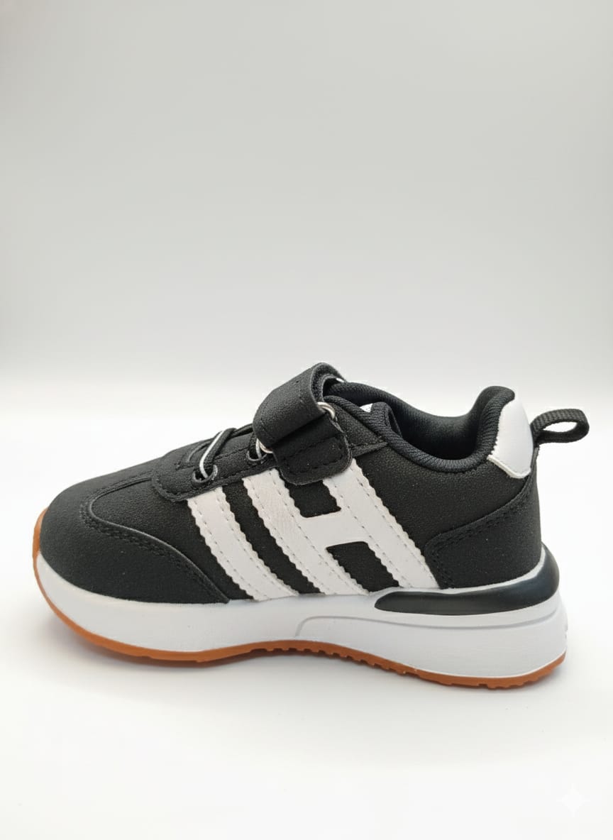 Fashion sport Casual Shoes for Kids with PVC Sole | Canvas Upper Sneakers | Quick-Wear Velcro Closure | Stylish, Lightweight & Comfortable Footbed