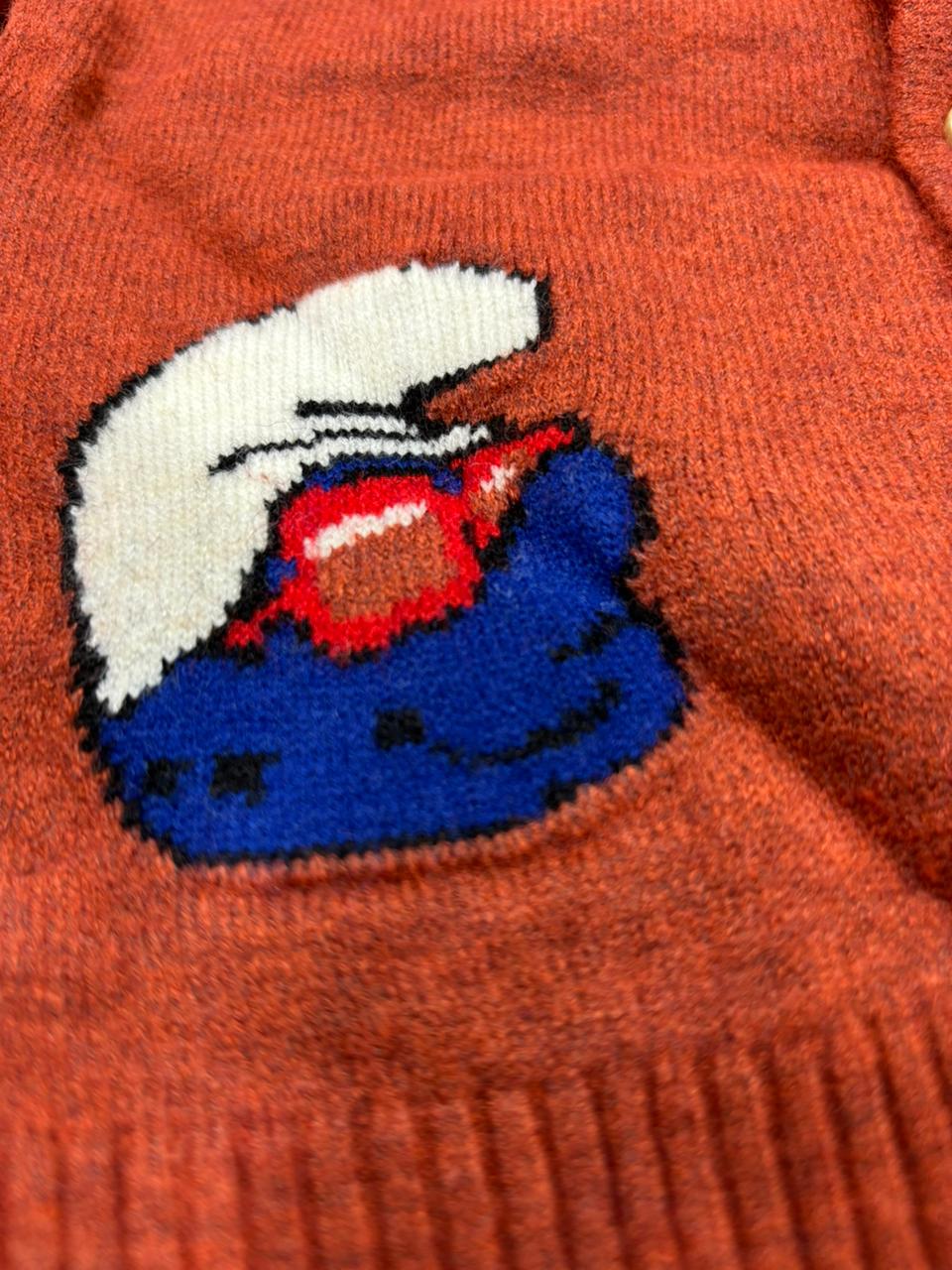 WAH BABY SWEATER | Front Open Button Cardigan for Boys & Girls | Soft Warm | Full Sleeves Knit Pullover for Infants & toddlers