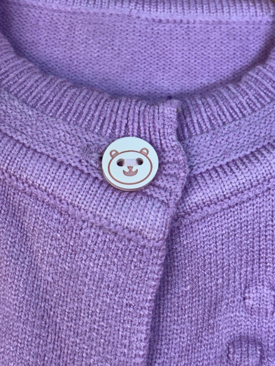 WAH BABY Sweater | Front Open Button Cardigan for Boys & Girls | Soft Warm | Full Sleeves Knit Pullover for Infants & Toddlers | Cozy Sweater