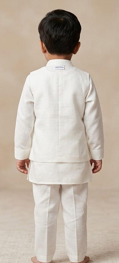 Boy's Cotton Striped Kurta