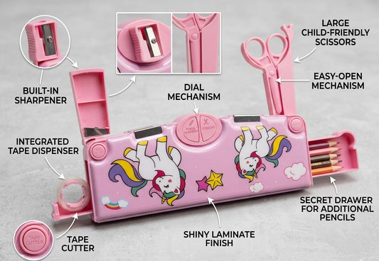 Multi-Functional Pencil Box