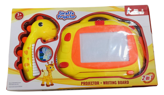 Giraffe Toy Projector Set for Kids with Table and Desk | Drawing Projector Set | Creative Tracing Toy with Stencils & Markers|