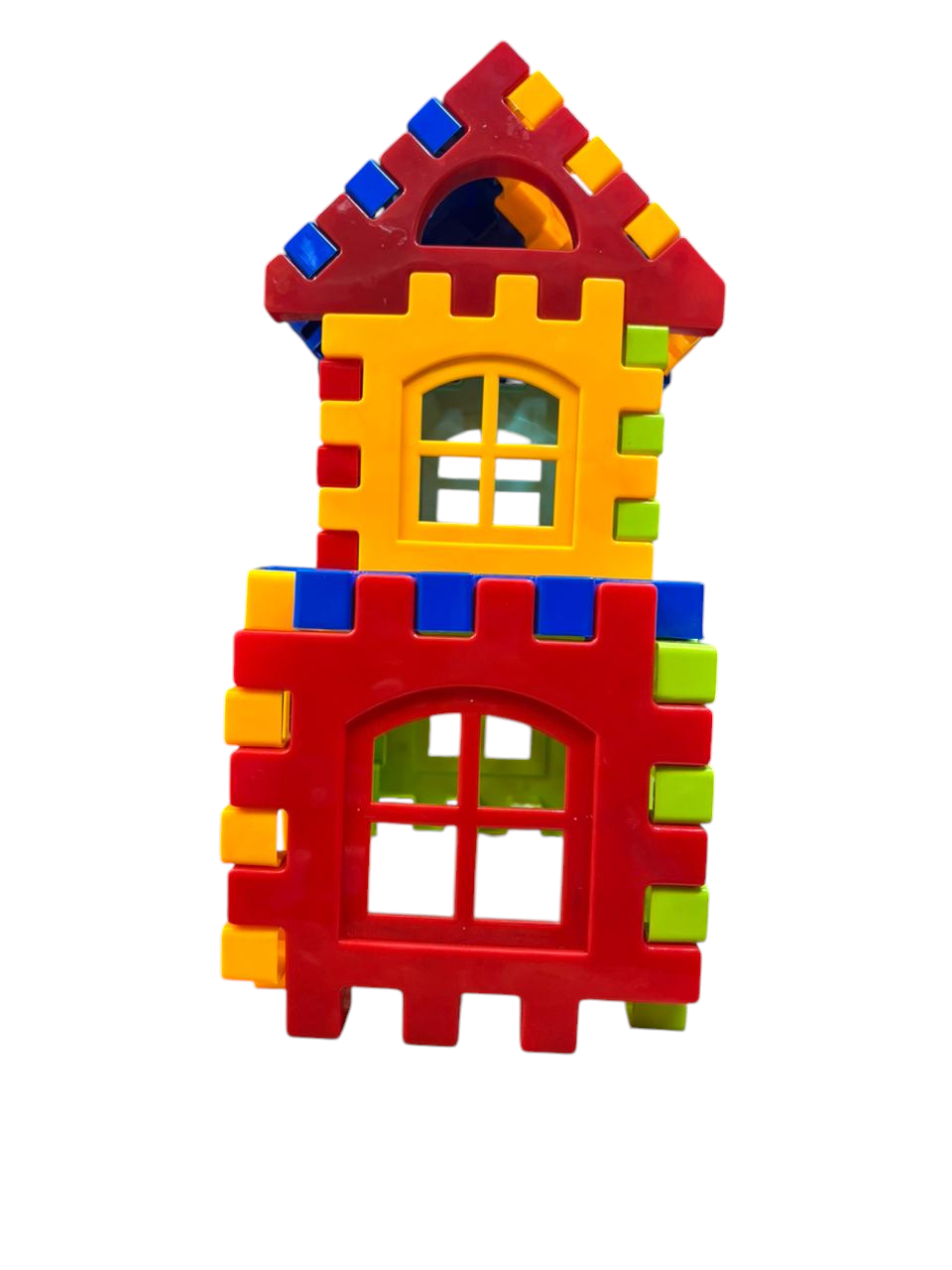 Jumbo Plastic Building Blocks for Kids, Waffle Blocks [19 pcs ]