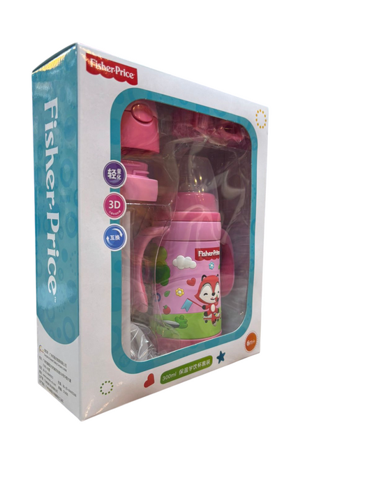 3-in-1 Stainless Steel Feeder & Kids Water Bottle Set with Strap | Hot & Cool.