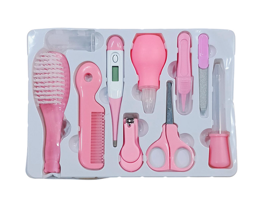 10 PCS Baby Care KIT for Newborns and Toddlers(Pink),Ideal for Travelling & Home Use