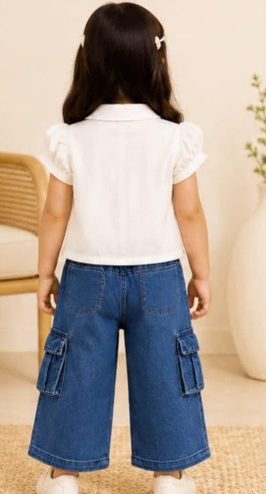 Girls Full Pant Top