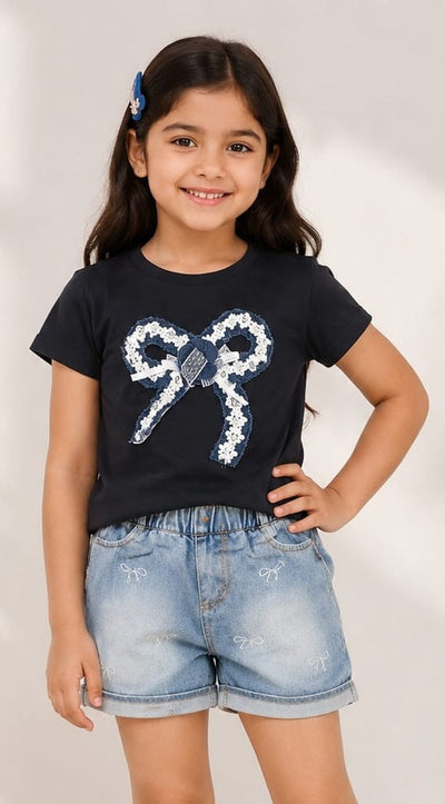Girls Half Pant Top