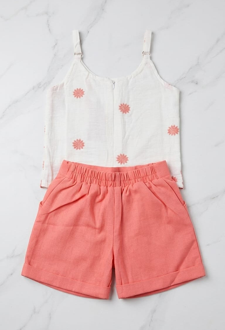 Girls Half Pant Top