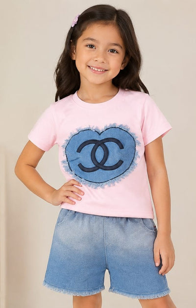 Girls Half Pant Top