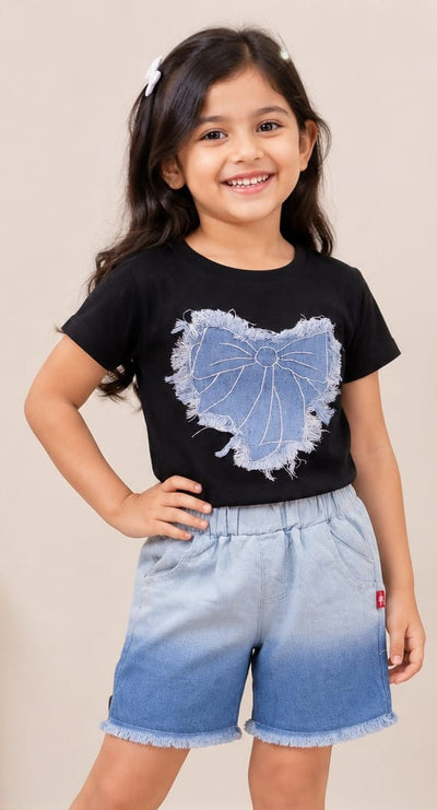 Girls Half Pant Top