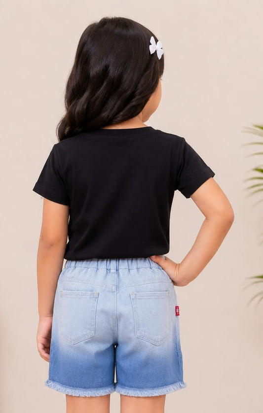 Girls Half Pant Top