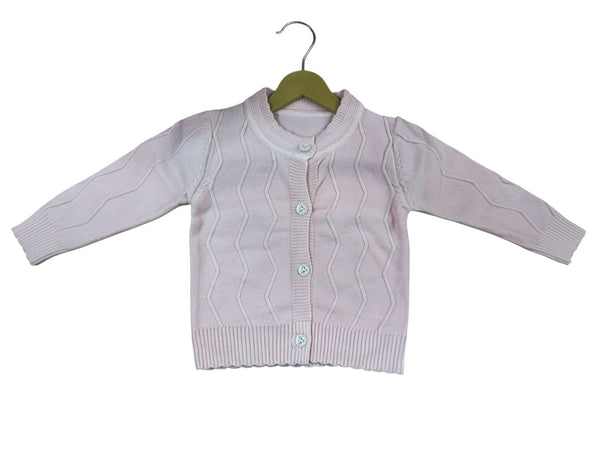 WAH BABY Sweater | Front Open Button Cardigan for Boys & Girls | Soft Warm | Full Sleeves Knit Pullover for Infants & Toddlers | Cozy Sweater