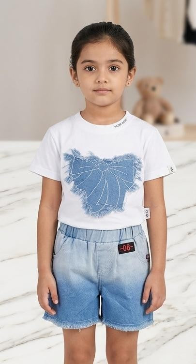 Girls Half Pant Top