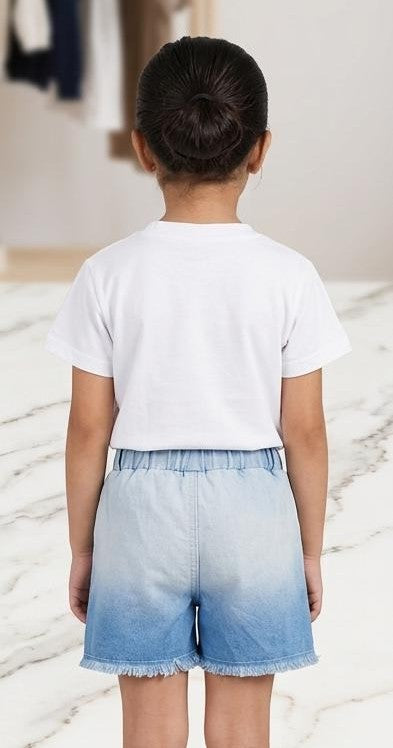 Girls Half Pant Top