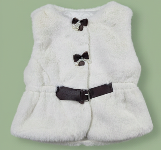 White half jacket for girls